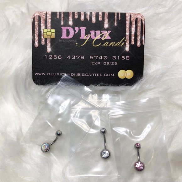 Crystal Belly Rings - Picture 1 of 1